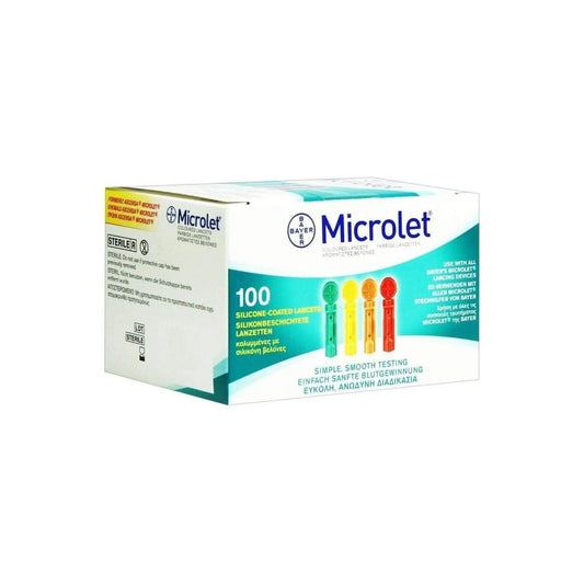 Bayer Vital GmbH Microlet Lancets - 100 Lancets Microlet