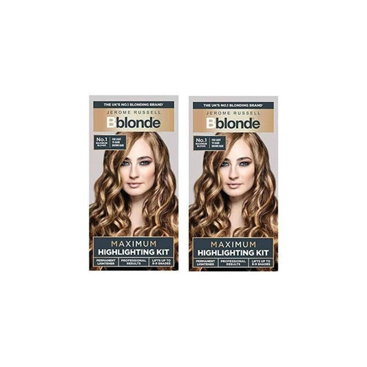 Bblonde Permanent Highlighting Kit Permanent Lightener Pack of 2 Jerome Russell Bblonde