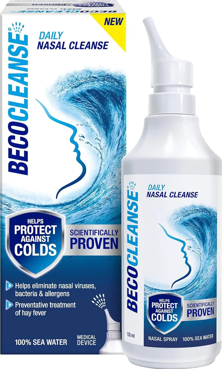 Becocleanse nose spray nasal