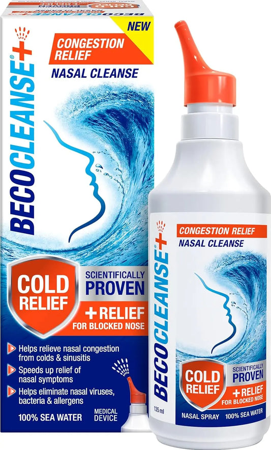Becocleanse Plus Congestion Relief Nasal Cleanse - 135ml Becocleanse