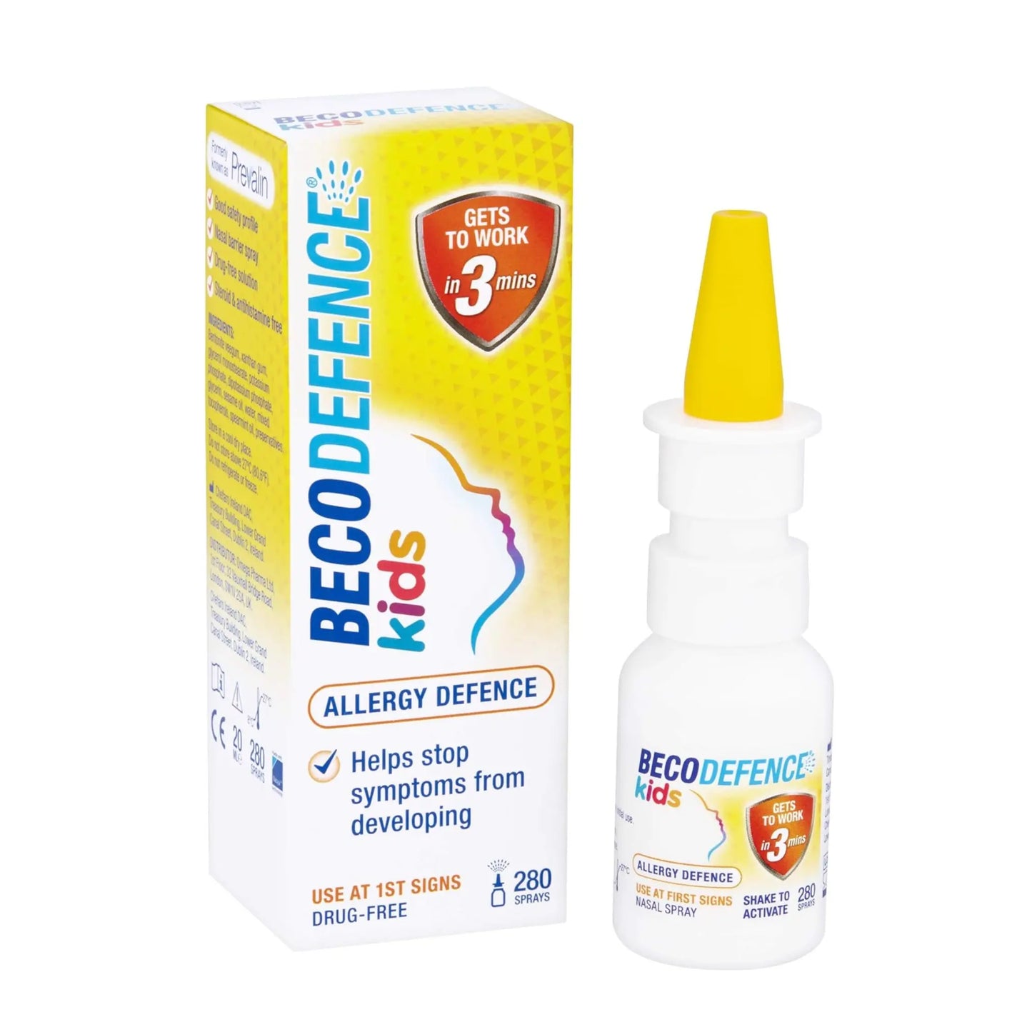 Becodefence Allergy Defence Kids Nasal Spray - 20ml (280 Sprays) Becodefence