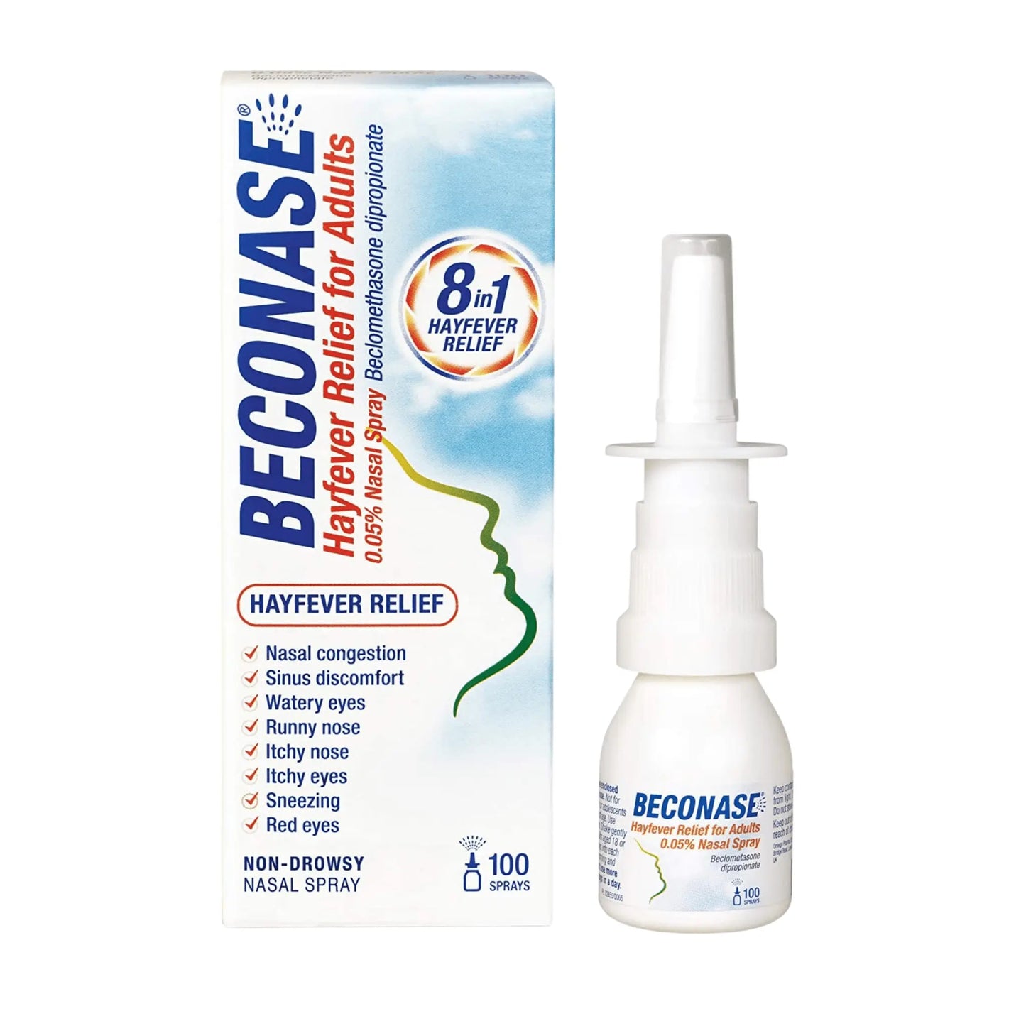 Beconase Allergy & Hayfever Relief Nasal Spray - 100 sprays