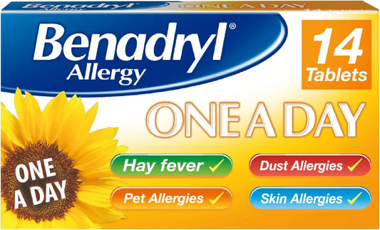 Benadryl Allergy 10mg One a Day Tablets – 14 Tablets Benadryl
