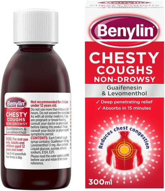 Benylin Chesty Coughs Non-Drowsy, 150ml Syrup