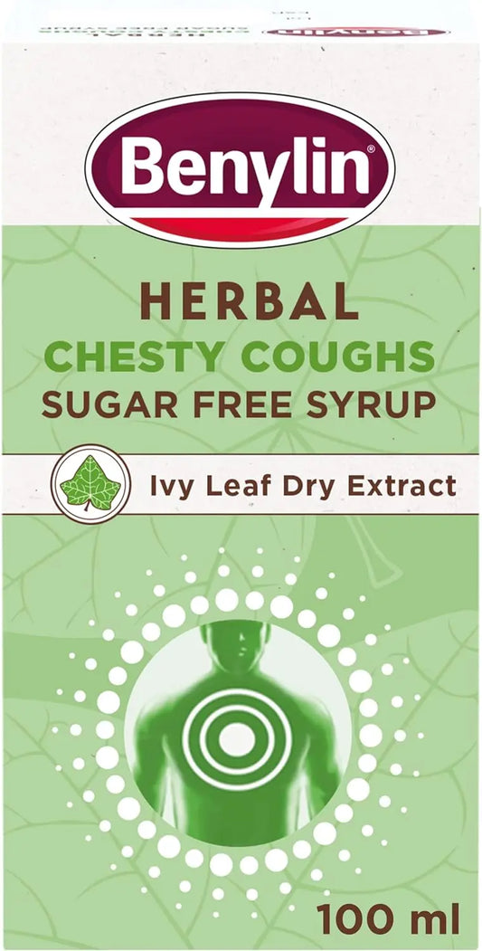 Benylin Herbal Chesty Coughs Sugar Free Syrup - 100ml Benylin