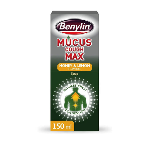 Benylin Mucus Syrup Max Honey and Lemon 150ml