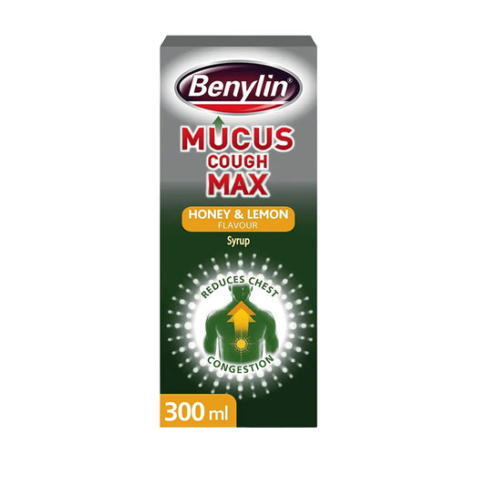 Benylin Mucus Max Syrup Honey and Lemon 300ml