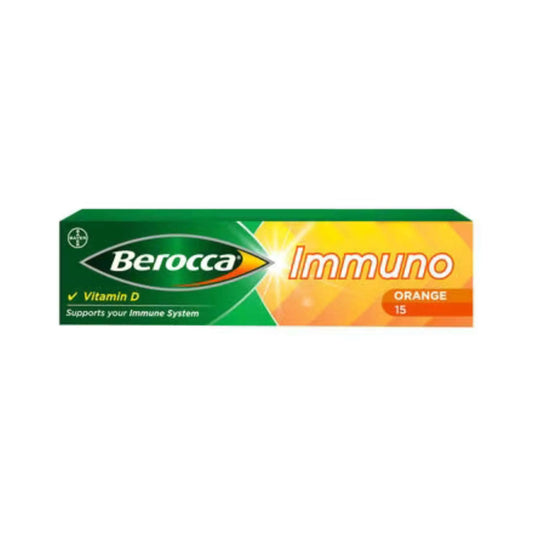 Berocca Immuno Effervescent Tablets Orange Flavour 15s ARC Health Nutrition