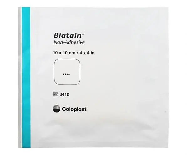 Biatain Non-Adhesive 10cm x 10cm 10 Dressing - Arc Health Nutrition