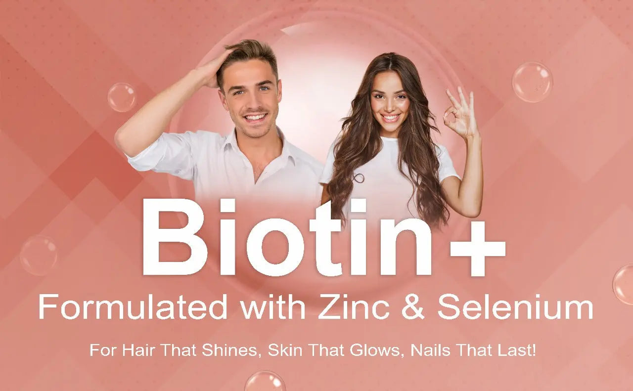 Biotin + Zinc & Selenium Supplement 60 Tablets Arc Health Nutrition UK Ltd