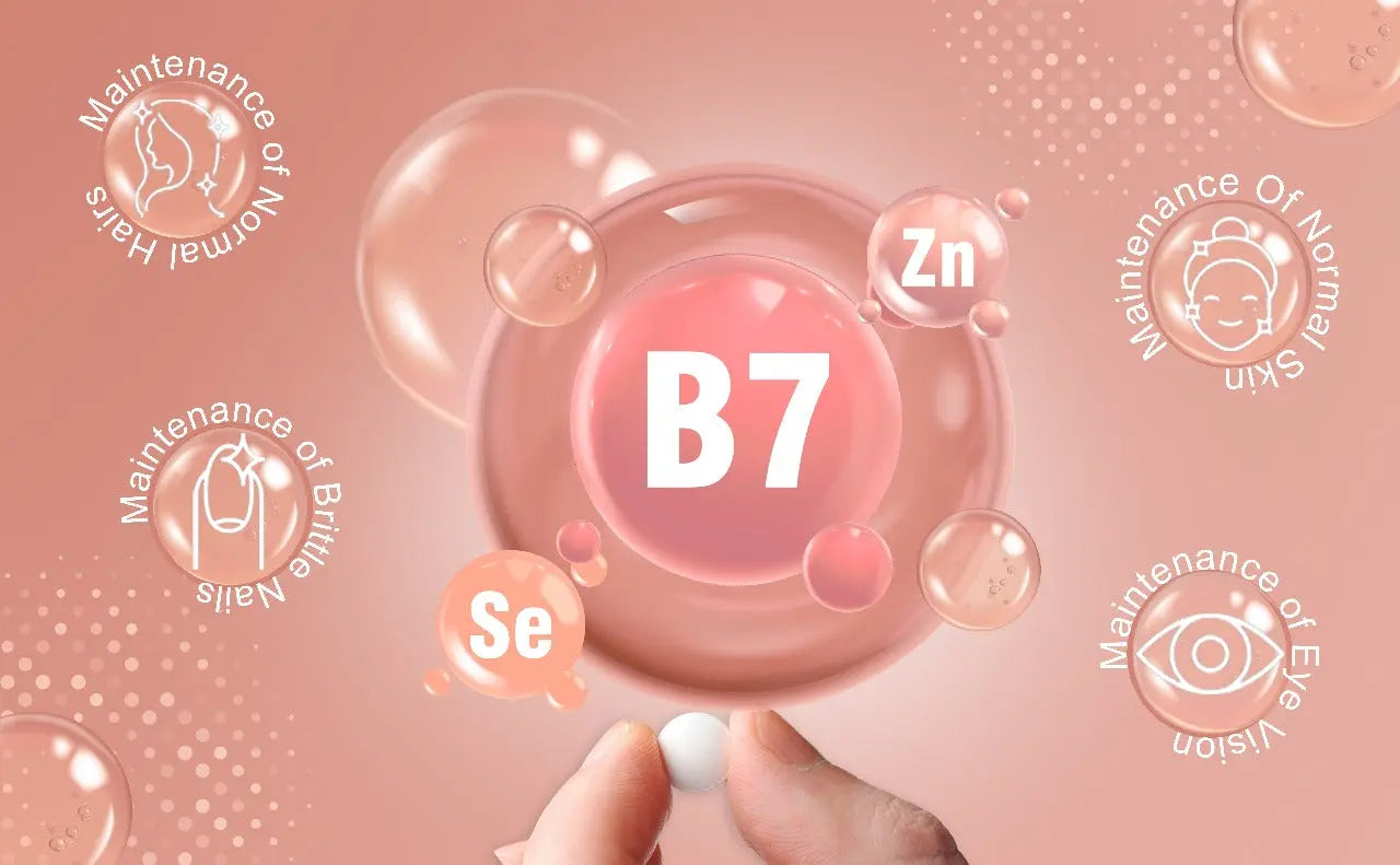 Biotin + Zinc & Selenium Supplement 60 Tablets Arc Health Nutrition UK Ltd