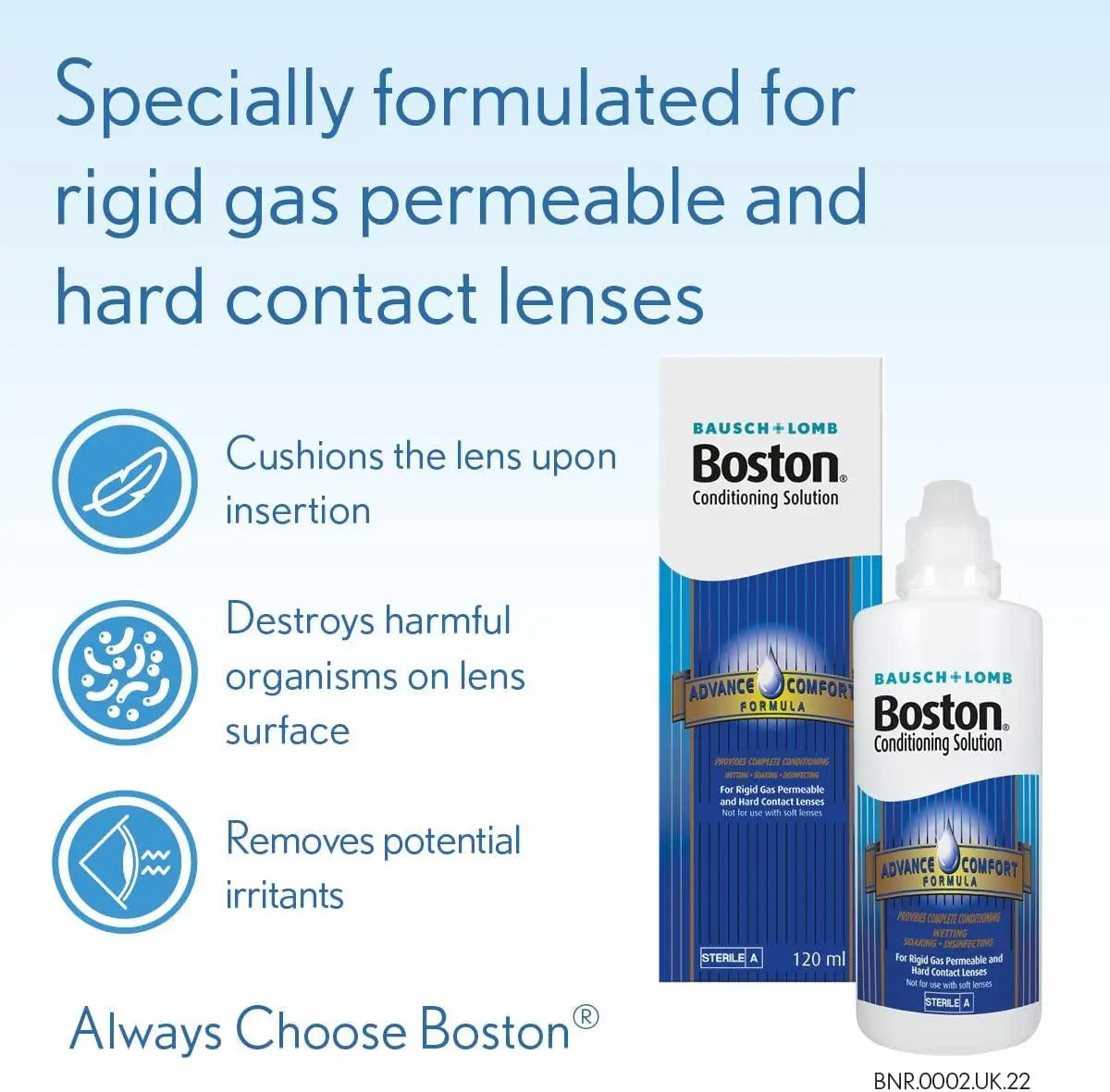 Boston Contact Lenses Conditioning Solution 120ml