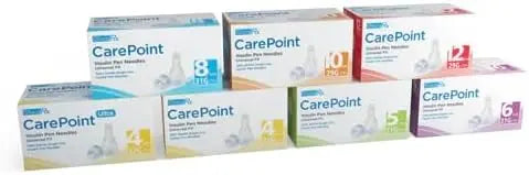 Carepoint Diabetic Insulin Pen Tips 31G x 6 mm (100 Pcs/Box)