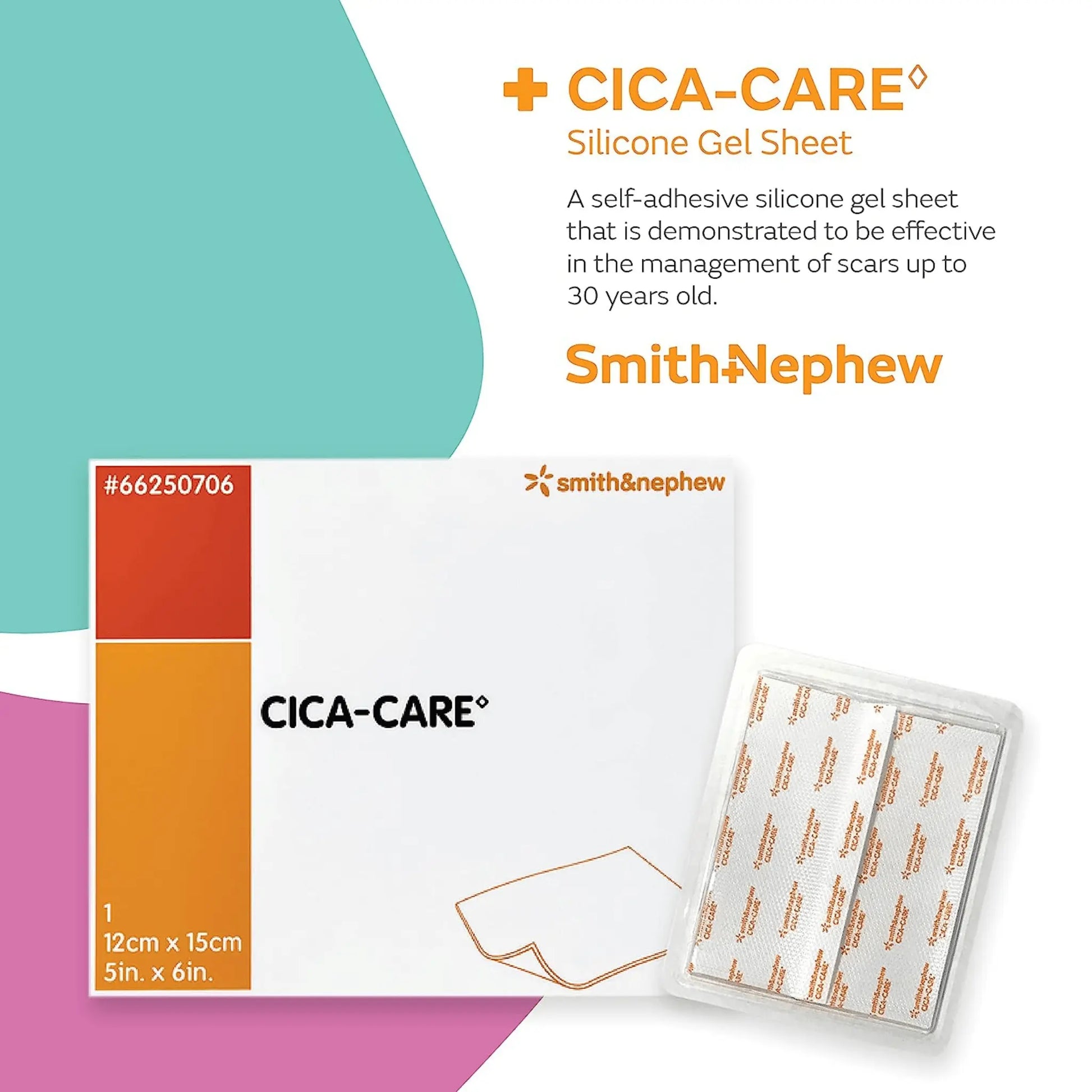 CICA-Care Silicone 12cm x 15cm Gel Sheet - Arc Health Nutrition