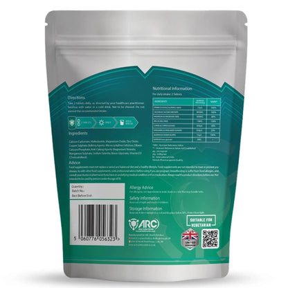 Calcium Magnesium Complex 7 in 1 180 Supplement Tablets Arc Health Nutrition UK Ltd
