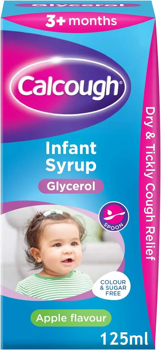 Calcough Infant Syrup Apple Flavour – 125ml Calpol