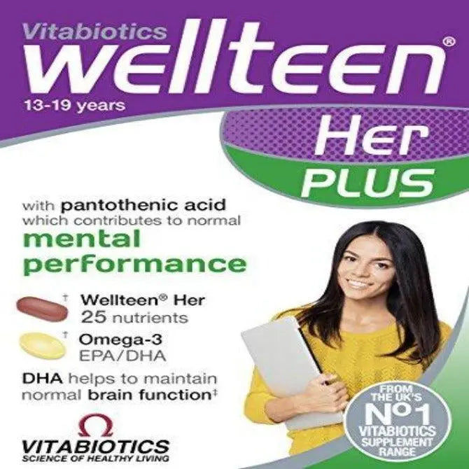 Vitabiotics Wellteen Her Plus 56 Tablets/Capsules