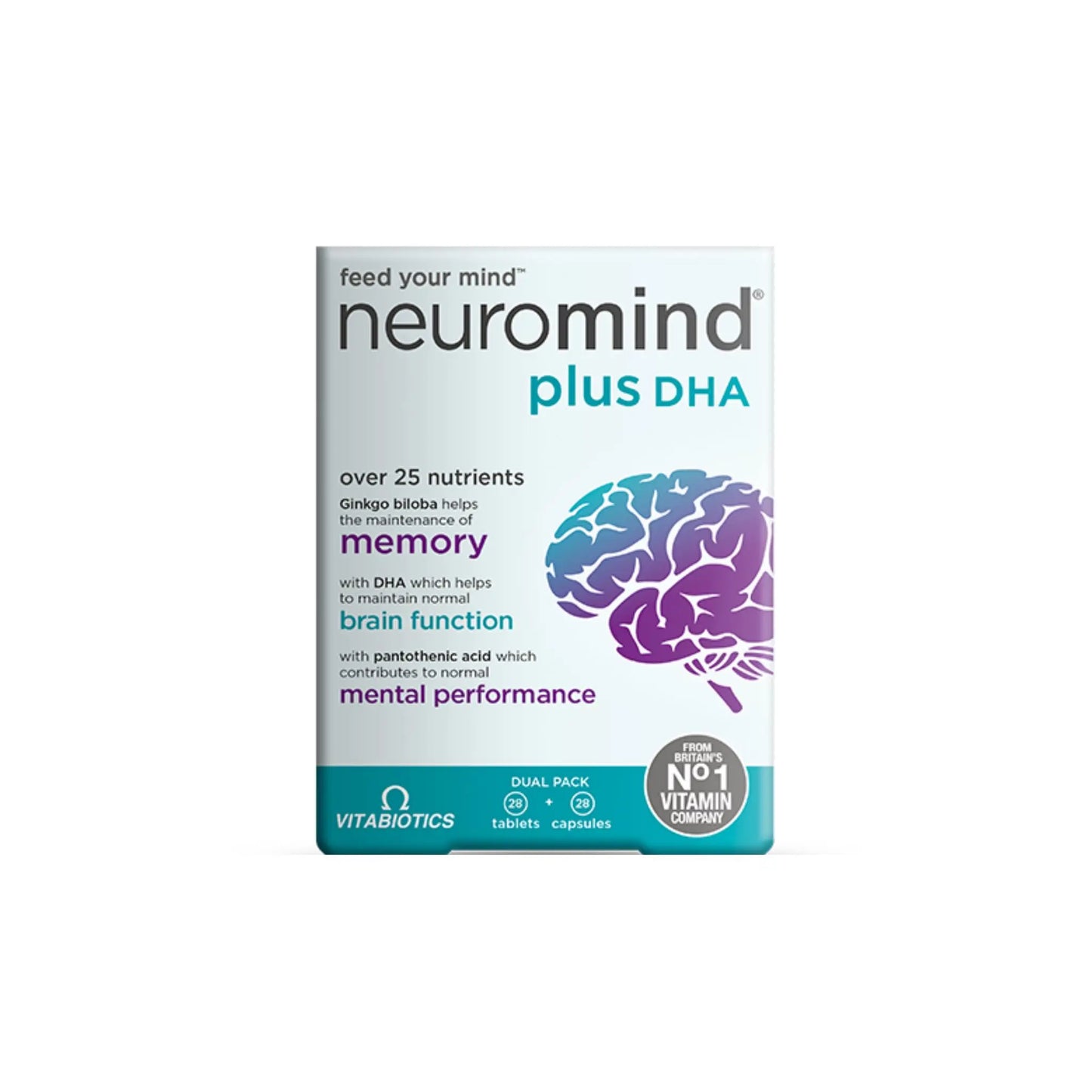 Vitabiotics Neuromind Neurozan Plus Tablets 56 Tablets/Capsules Vitabtiotics