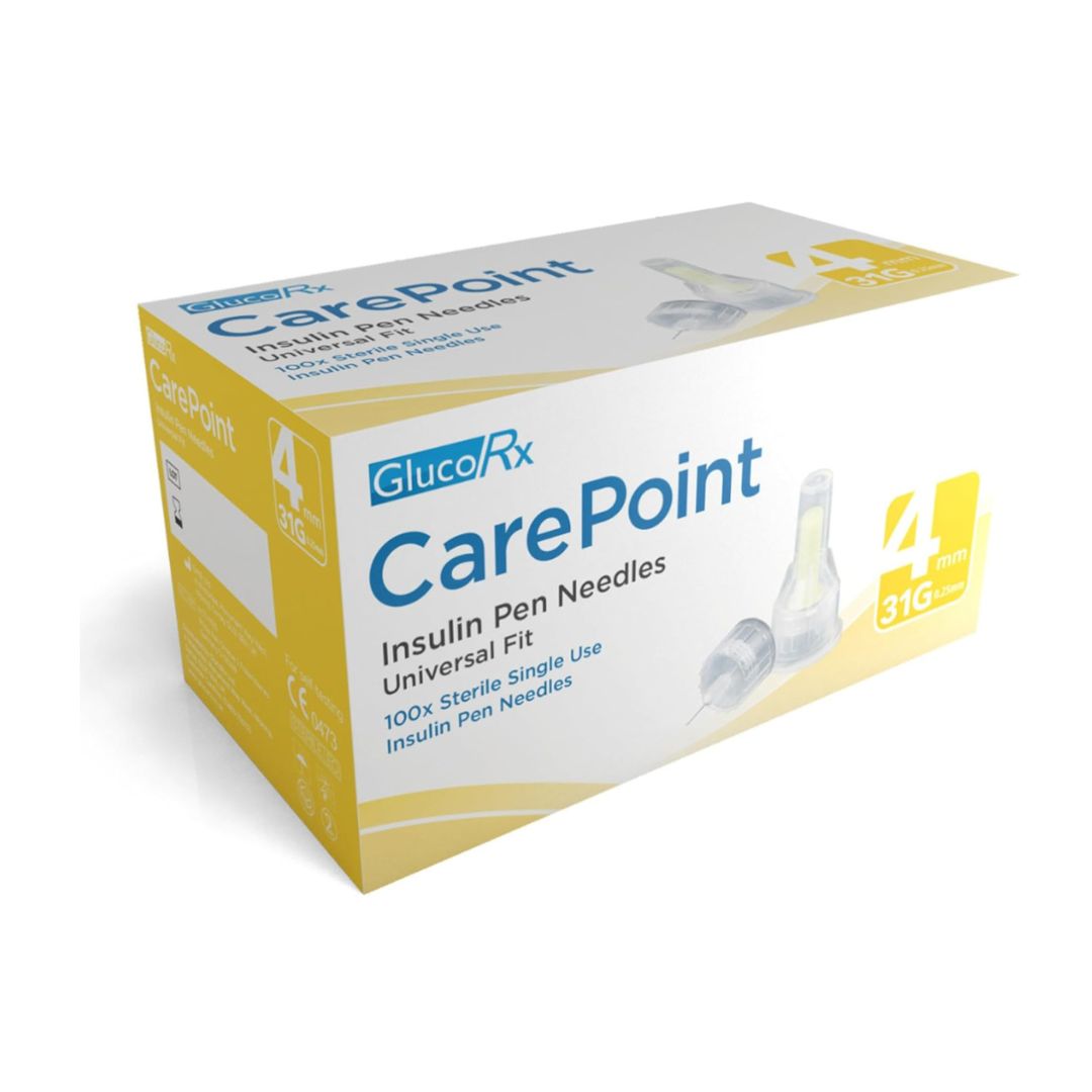 Carepoint Diabetic Insulin Pen Tips (100 Pcs/Box)