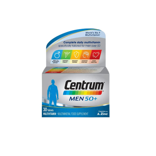 Centrum 50+ Mens 30 Tablets - Arc Health Nutrition