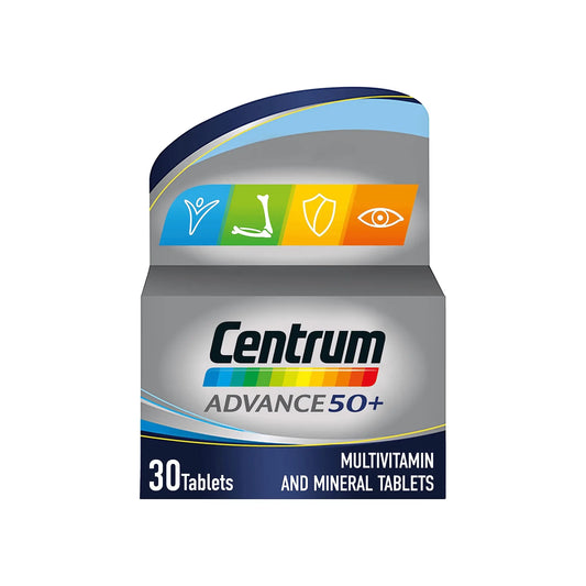 Centrum Advance 50+ Multivitamins 30 Tablets - Arc Health Nutrition