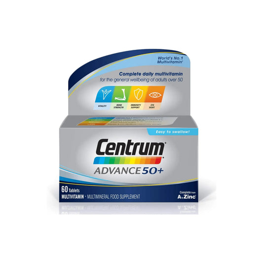 Centrum Advance 50+ Multivitamins 60 Tablets - Arc Health Nutrition