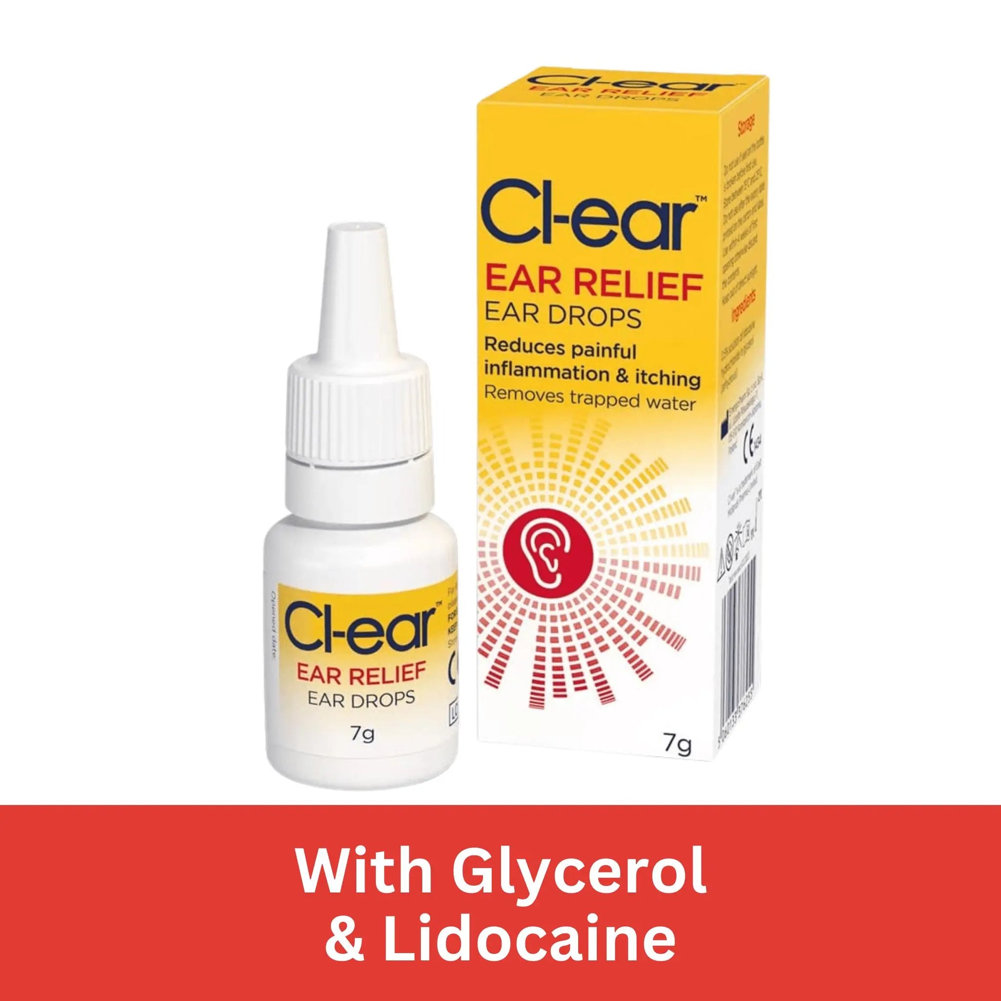 Clear Pain Relief Ear Drops