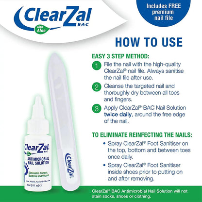 ClearZal Nail Solution 30ml