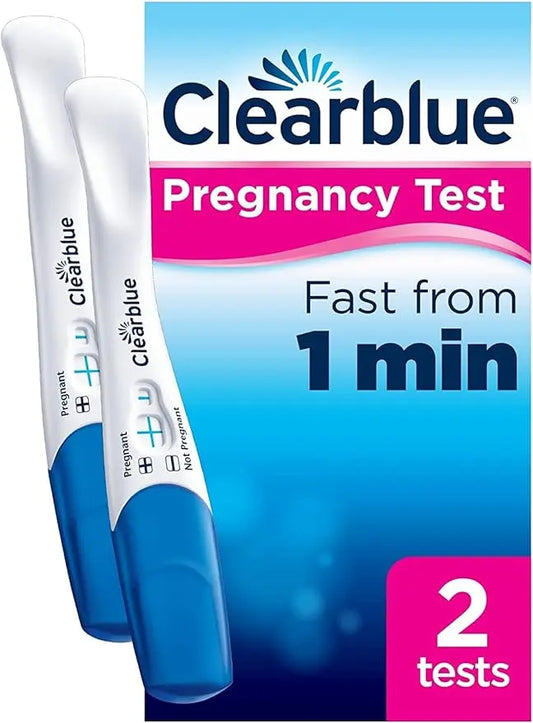 Clearblue Pregnancy Test, Rapid Detection, Result As Fast As 1 Minute, 2 Tests