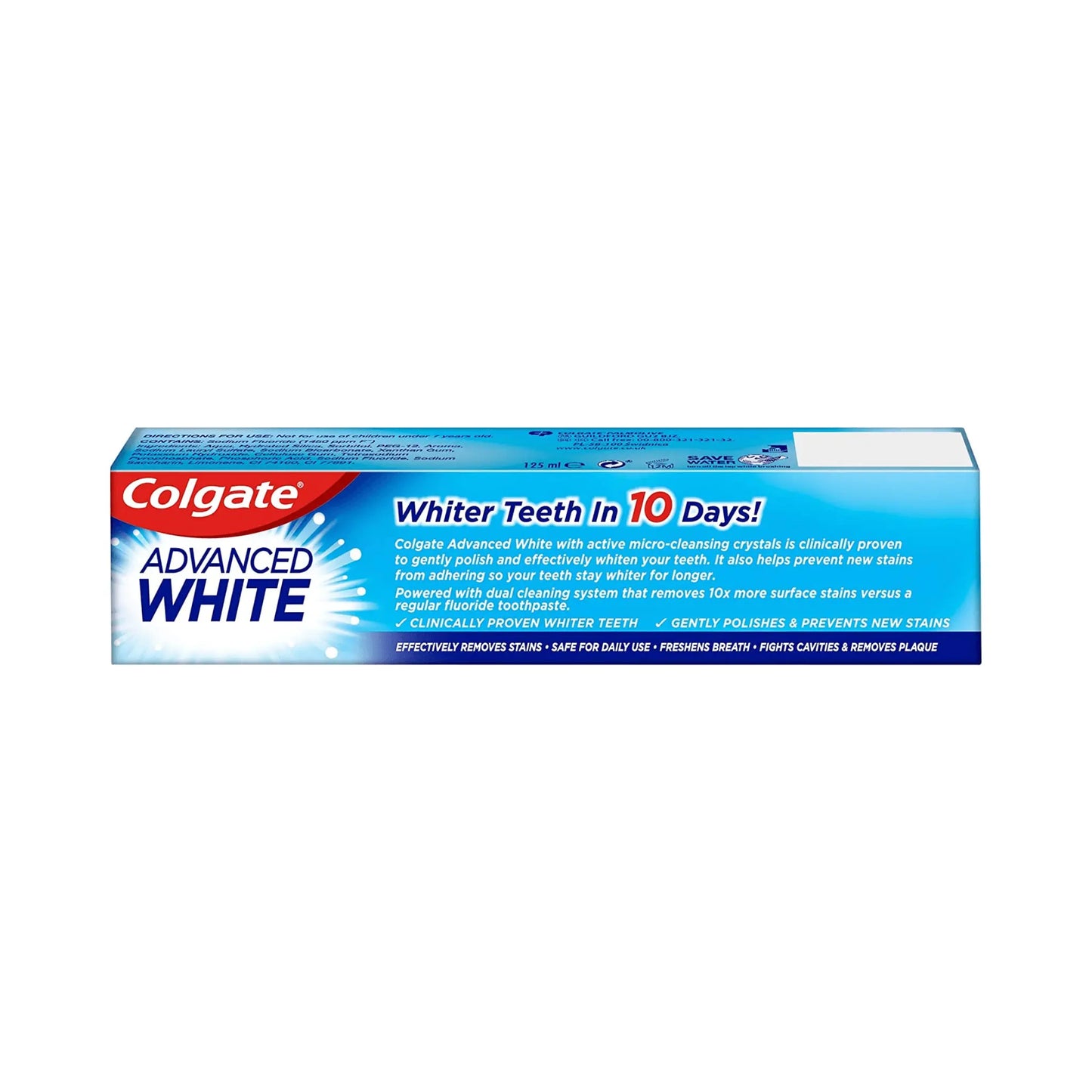 Colgate Advanced White Whitening Toothpaste 125ml