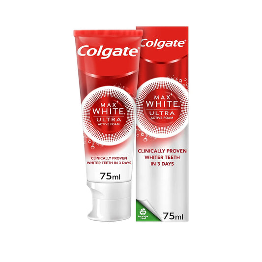 Colgate Max Ultra Active Foam Whitening Toothpaste 75Ml