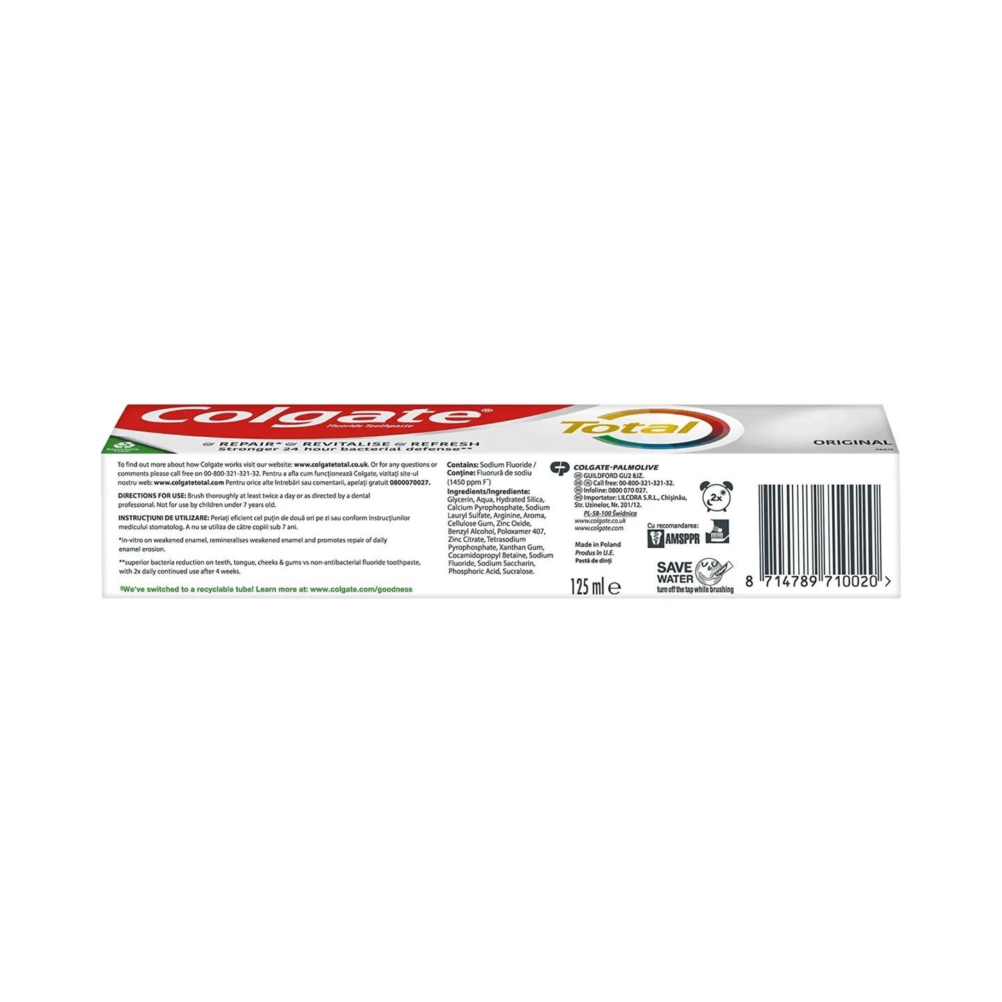 Colgate Total Original Toothpaste 125ml