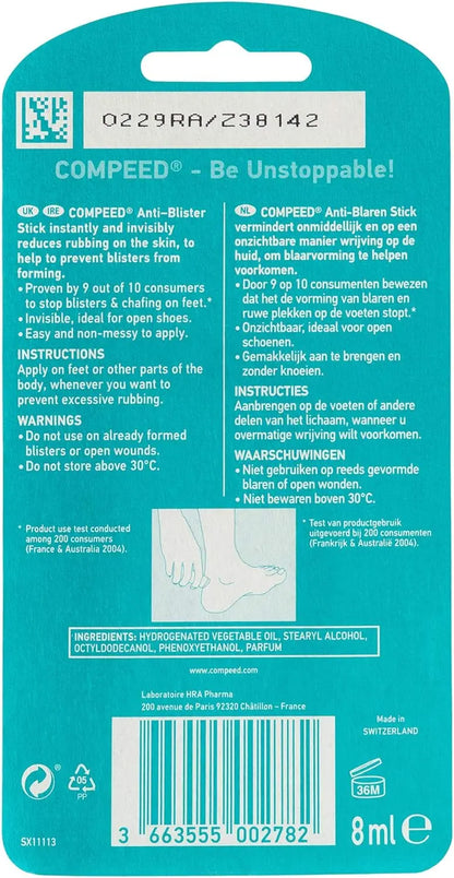 Compeed Anti Blister Treatment Stick - 8ml Compeed