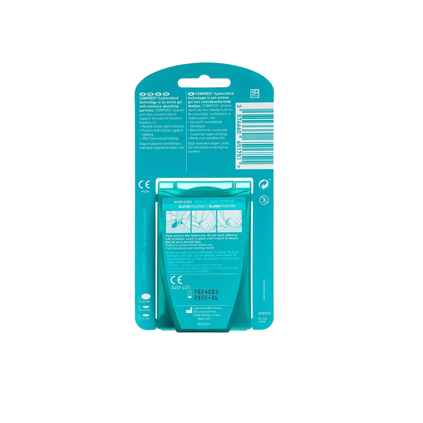 Compeed Blister Plasters Mixed Sizes Pack of 5