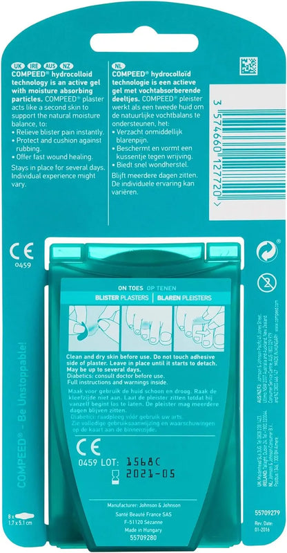 Compeed Toe Blister - 8 Plasters Compeed