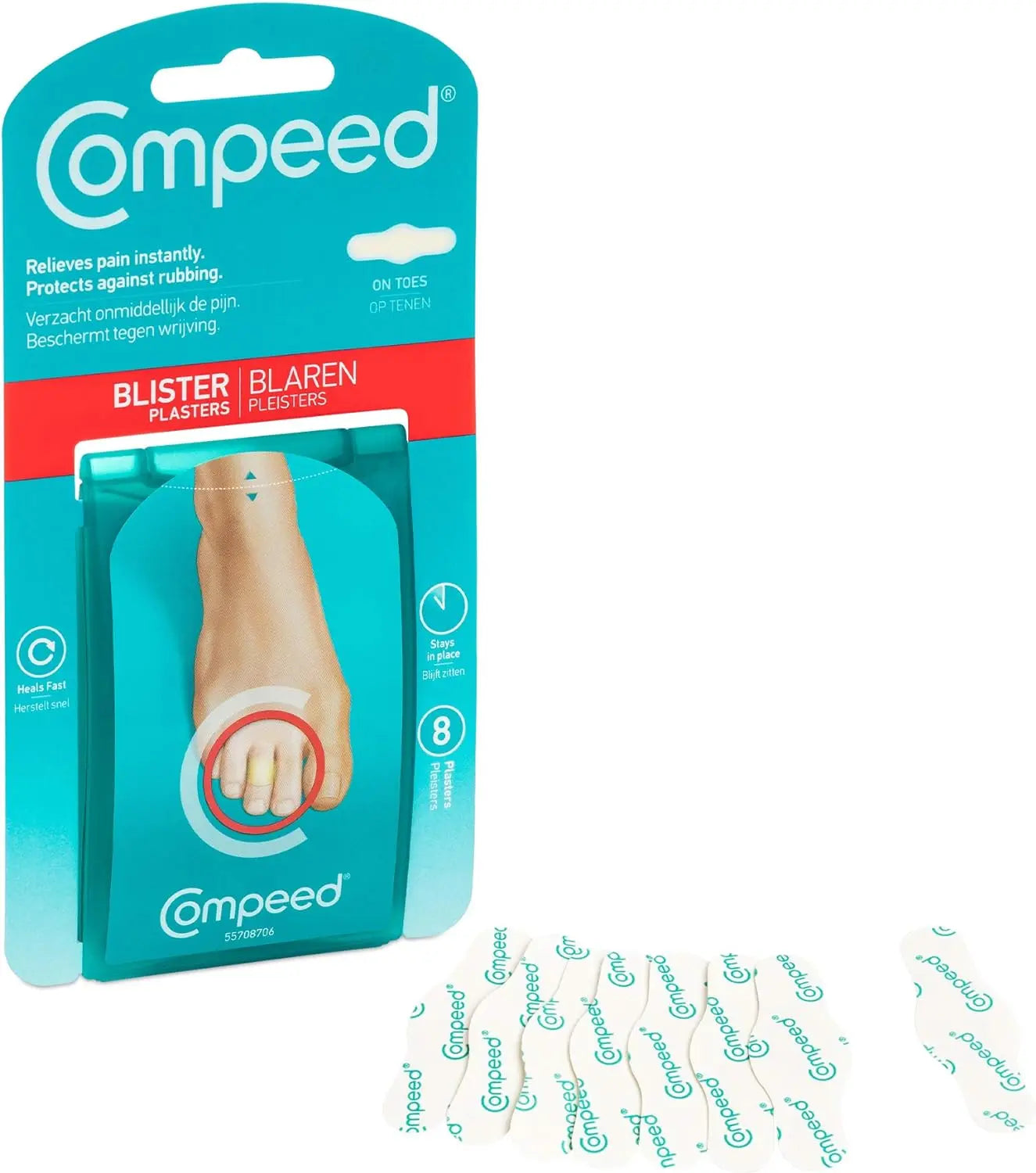 Compeed Toe Blister - 8 Plasters Compeed