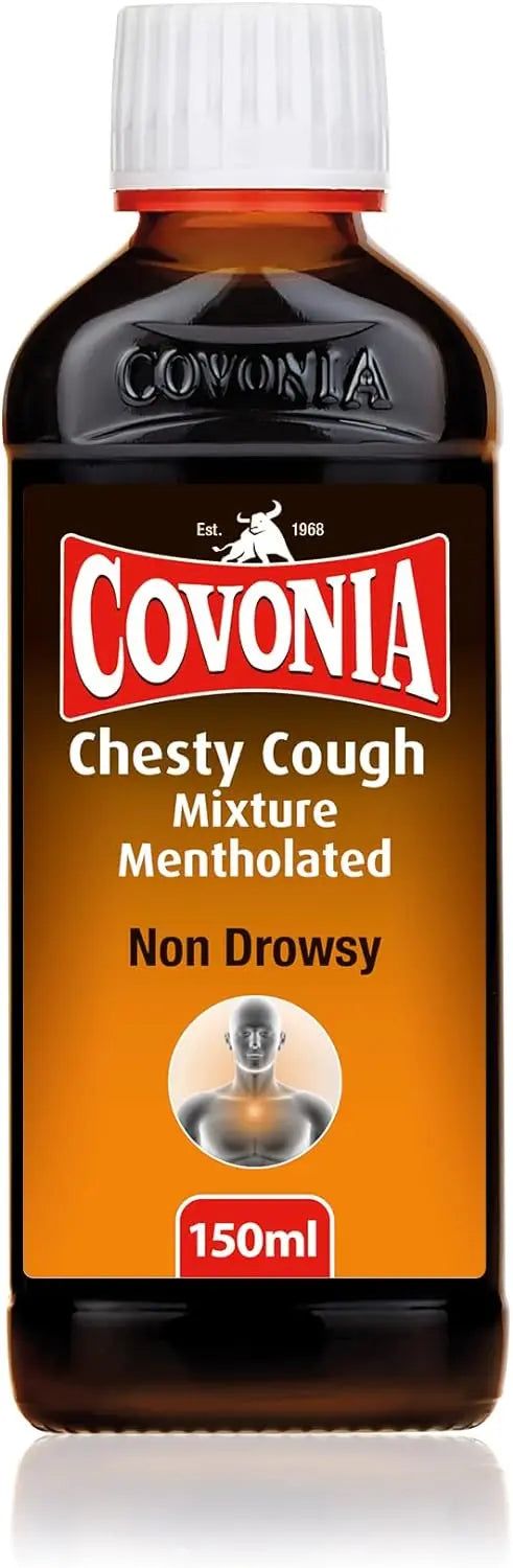 Covonia Chesty Cough Mixture Mentholated – 150ml Covonia