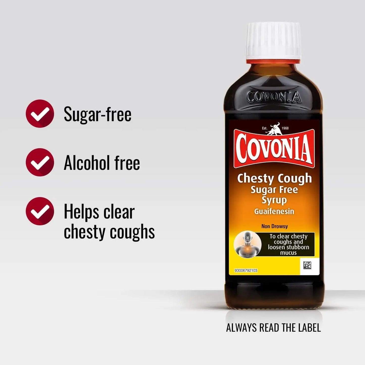 Covonia Chesty Cough Sugarfree Syrup 150ml