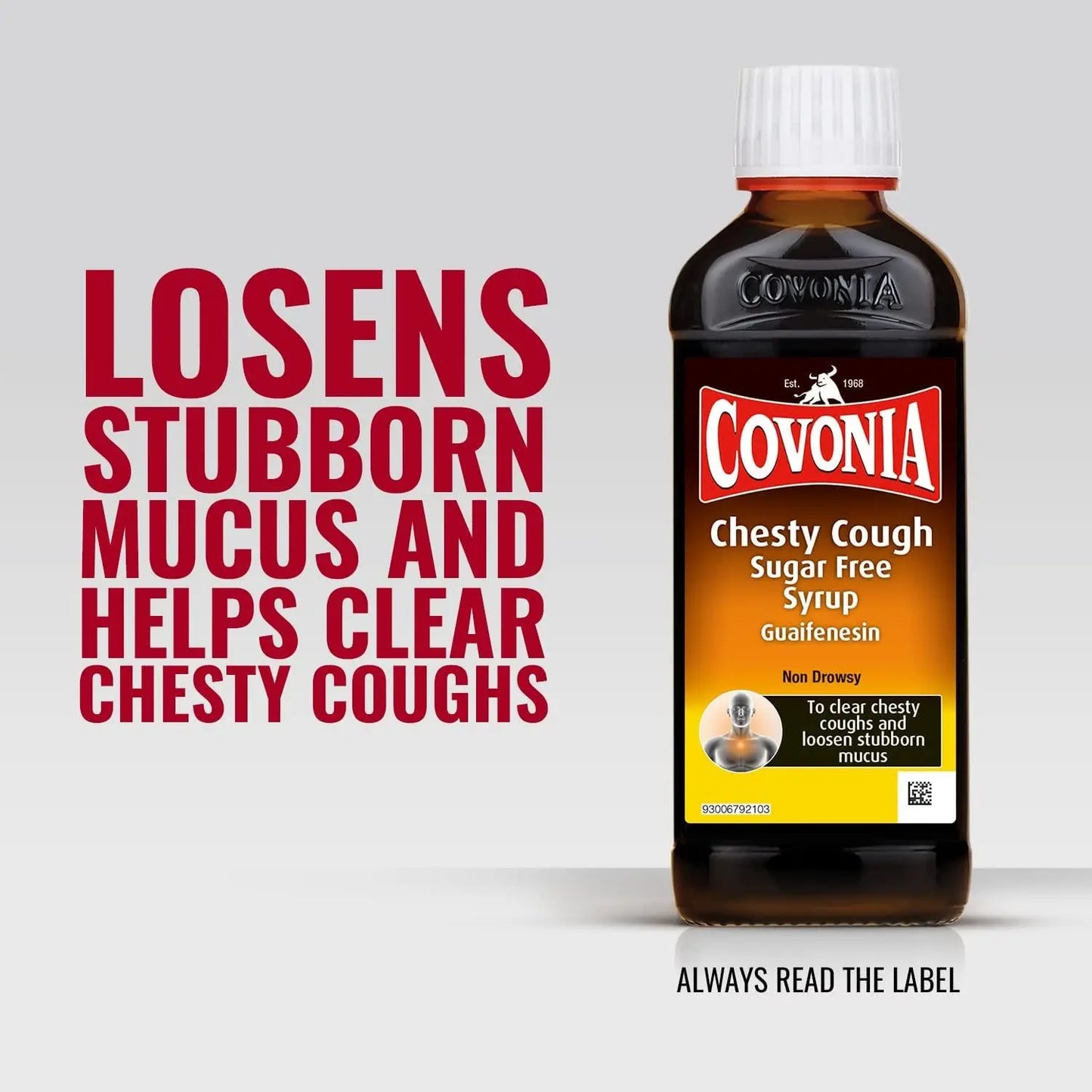 Covonia Chesty Cough Sugarfree Syrup 150ml