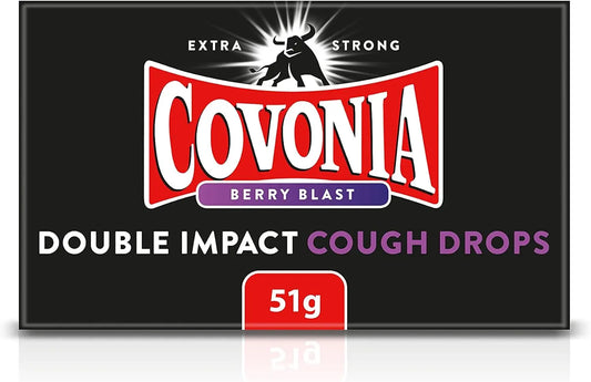 Covonia Double Impact Cough Drops Berry Blast - 51g Covonia