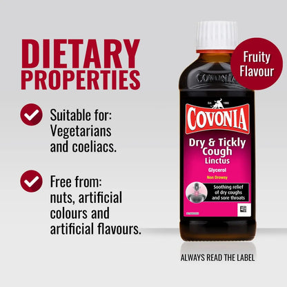 Covonia Dry & Tickly Cough Linctus – 150ml Covonia