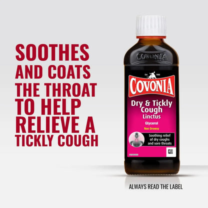 Covonia Dry & Tickly Cough Linctus – 150ml Covonia