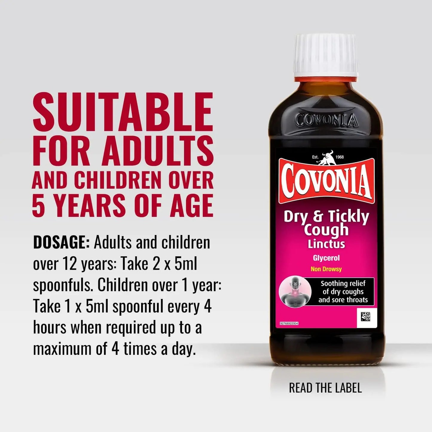 Covonia Dry & Tickly Cough Linctus – 150ml Covonia