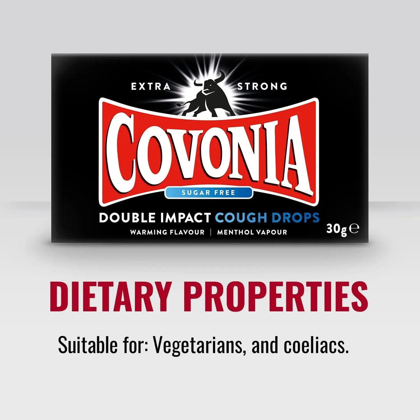 Covonia Sugar Free Double Impact Lozenges - 30g