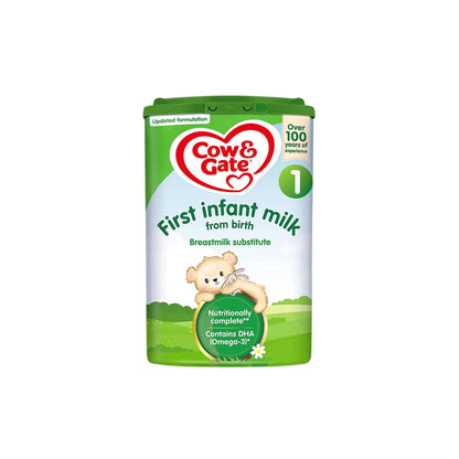 Cow & Gate 1 First Baby Milk Formula Powder from Birth 800g