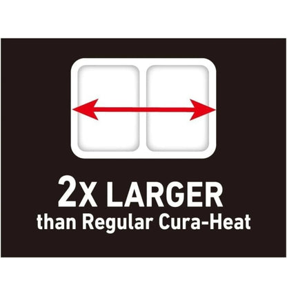 Cura-Heat Back Pain MAX size Direct-to-Skin, Pack of 2 Cura Heat