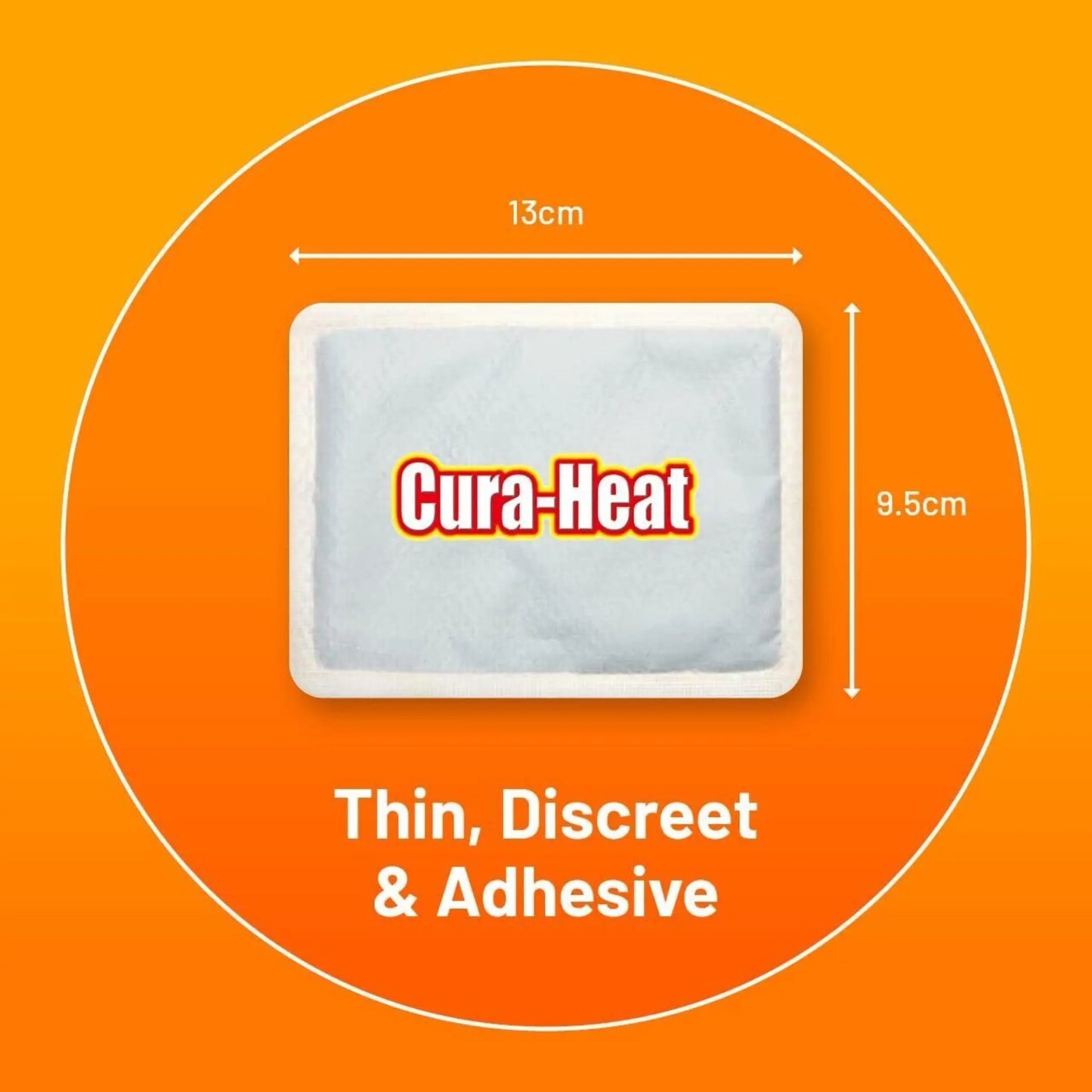 Cura-heat Back and Shoulder Pain Relief Heat, 3 patches