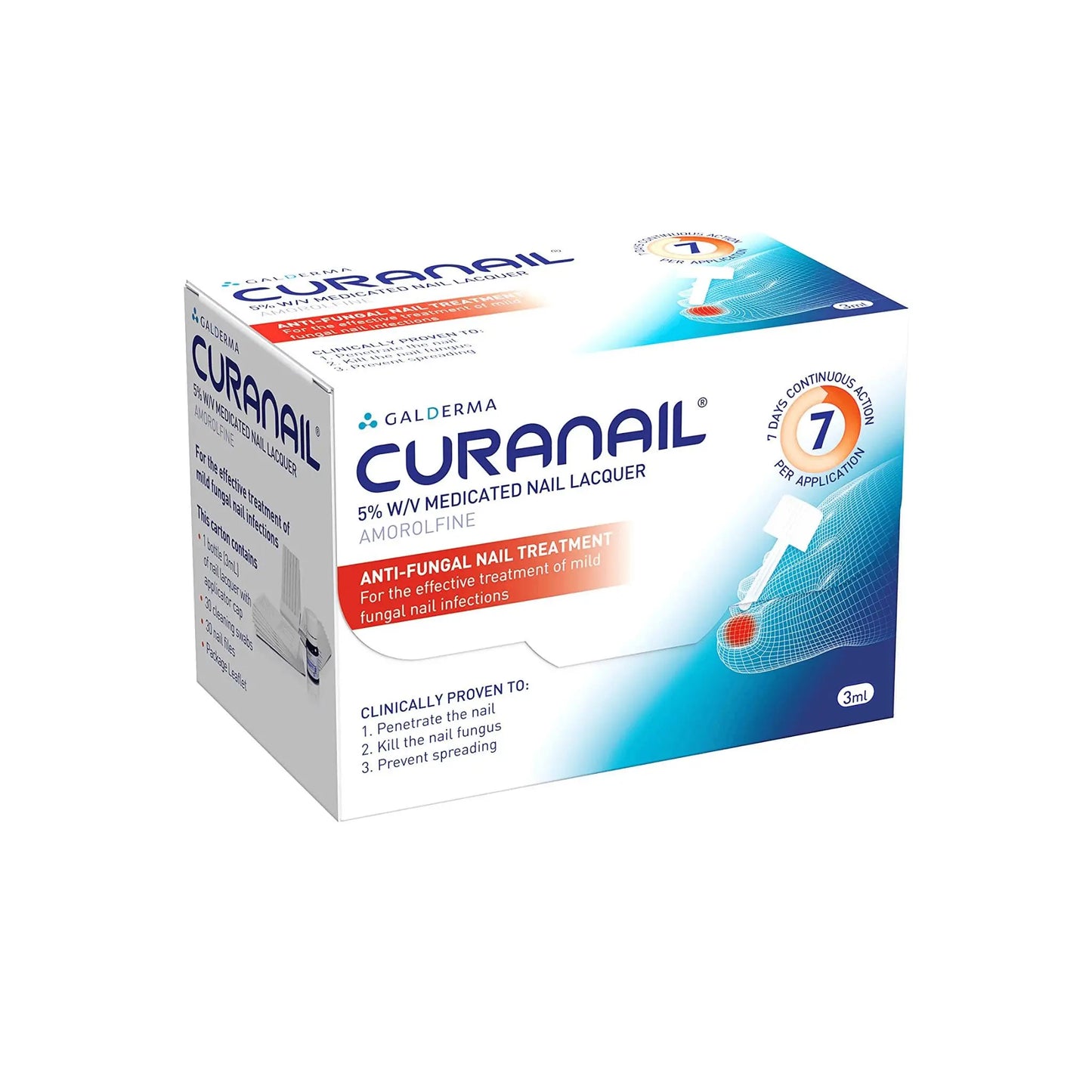 Curanail 5% Anti-Fungal Nail Treatment 3ml