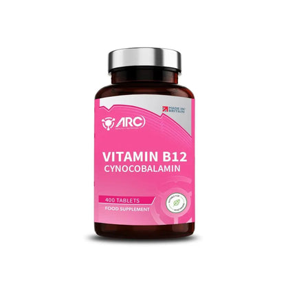 Cyanocobalamin Vitamin B12 50mcg 400 Tablets ARC Health Nutrition