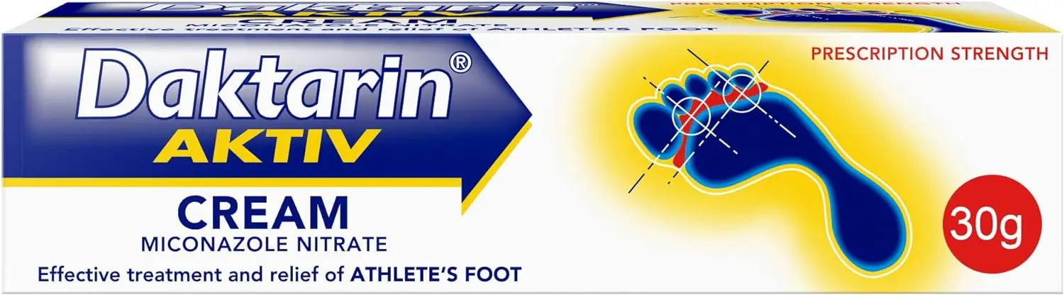 daktarin cream athlete's foot cream